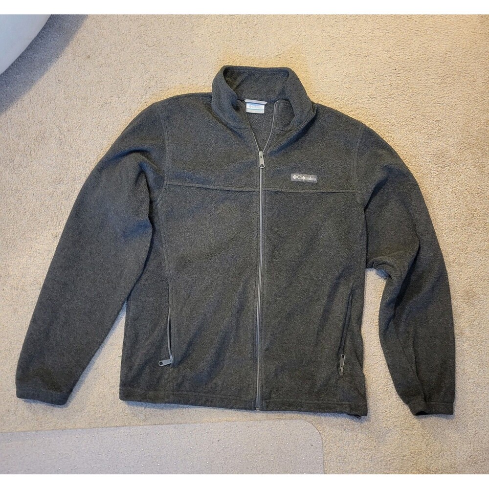 Columbia brand Gray Fleece Zip pullover Men's size L